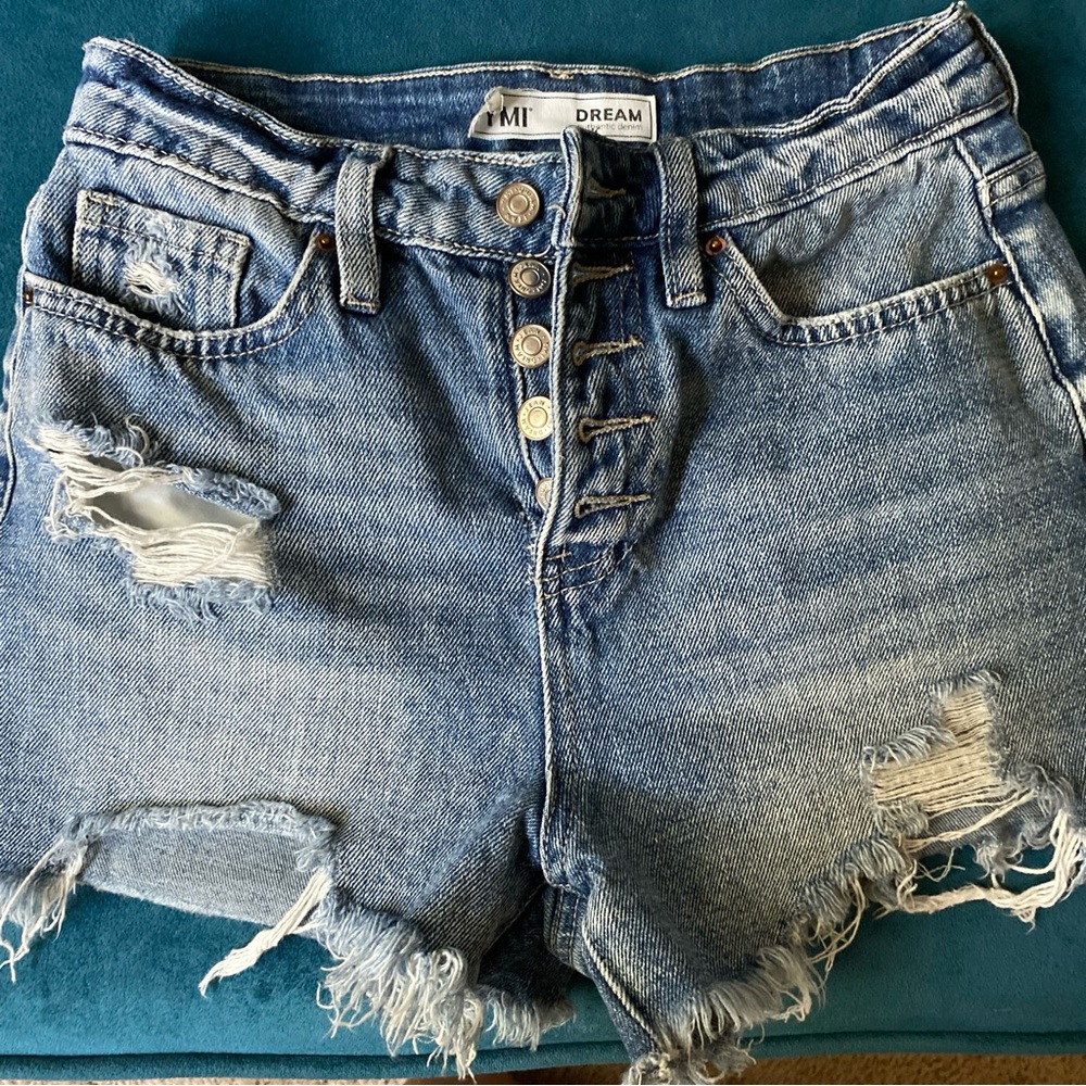 YMI High Rise Jean Shorts